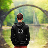 Personalized Monochromatic Argentinian Athlete  Hoodie