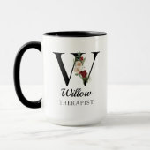 Personalized Monogram Alphabet Mug for Therapist Tasse (Links)