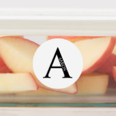 Personalized Monogram and Name Labels Etiketten (Befestigt)