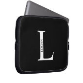 Personalized Monogram and Name Laptop Sleeve (Vorne Rechts)