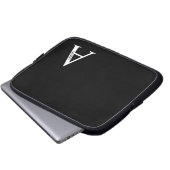 Personalized Monogram and Name Laptop Sleeve (Vorne Knopf)
