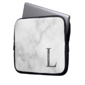 Personalized Monogram and Name Laptop Sleeve (Vorderseite Links)