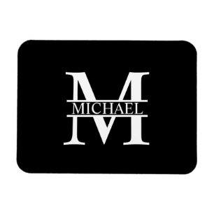 Personalized Monogram and Name Magnet