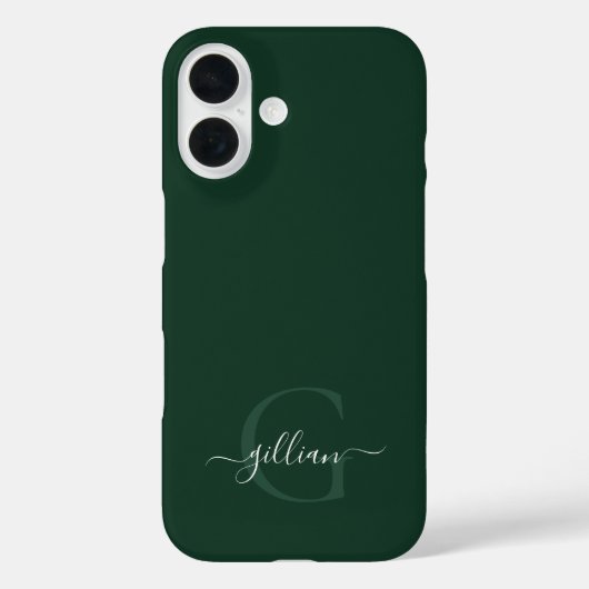 Personalized Monogram Case-Mate iPhone Case (Rückseite)