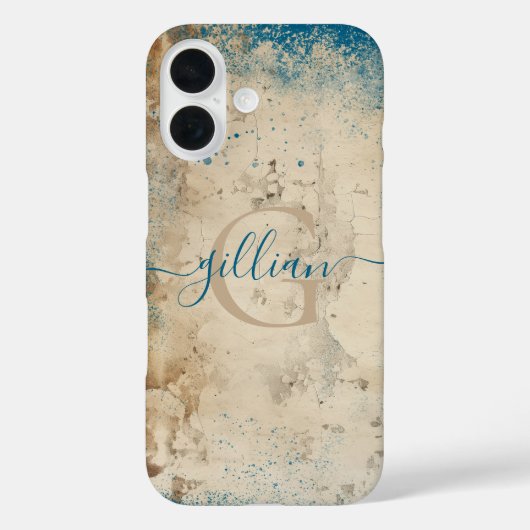 Personalized Monogram Case-Mate iPhone Hülle (Rückseite)