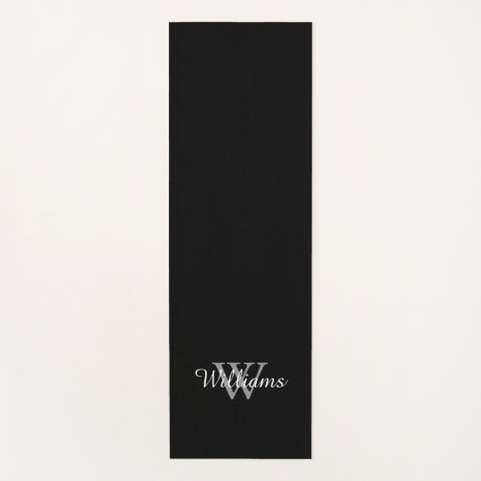 Personalized Monogram Custom Name and Initial Yogamatte (Vorderseite)