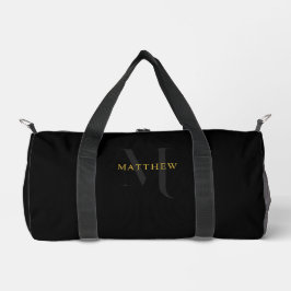 Personalized Monogram Duffle Bag With Custom Name
