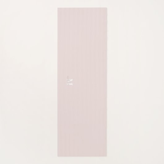 Personalized Monogram Family Name Yogamatte (Rückseite)