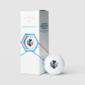 Personalized Monogram Golf Balls - Custom Gift Set Golfball (Verpackung)