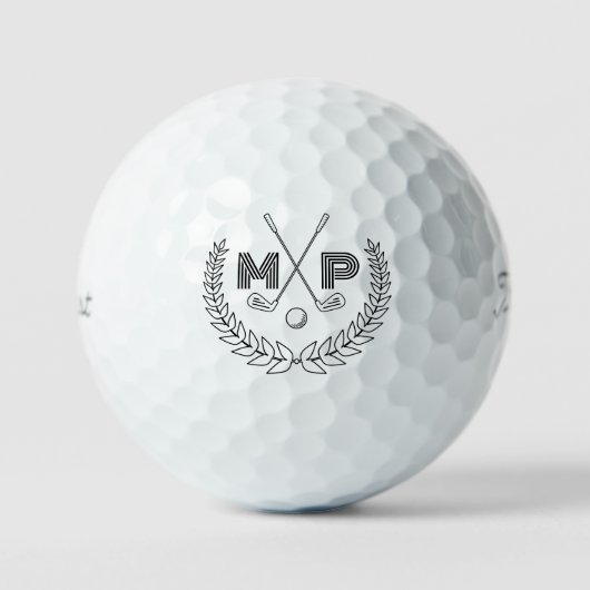 Personalized Monogram Golfball (Vorderseite)
