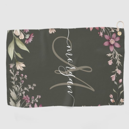 Personalized Monogram  Golfhandtuch (Horizontal)