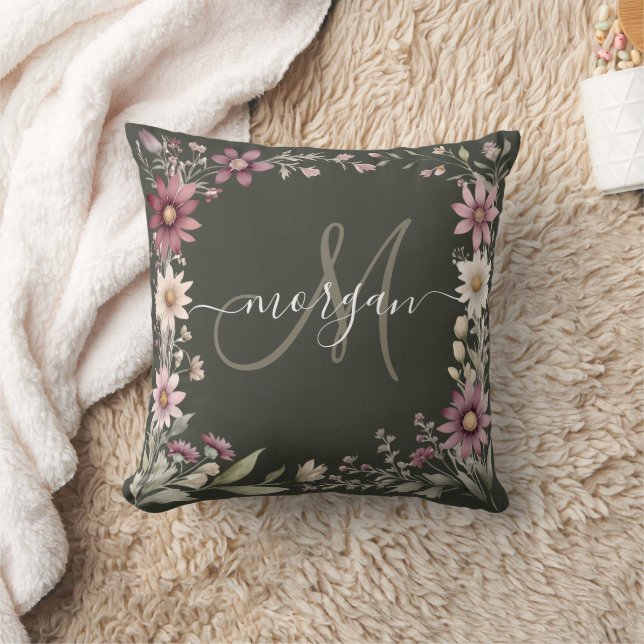 Personalized Monogram  Kissen (Decke)