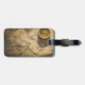 Personalized Monogram Luggage Tag Gepäckanhänger (Rückseite horizontal)