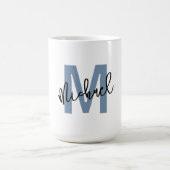 Personalized Monogram "M" with Name Michael – Kaffeetasse (Mittel)