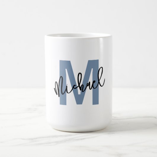 Personalized Monogram "M" with Name Michael – Kaffeetasse (Mittel)