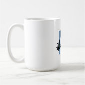 Personalized Monogram "M" with Name Michael – Kaffeetasse (Links)