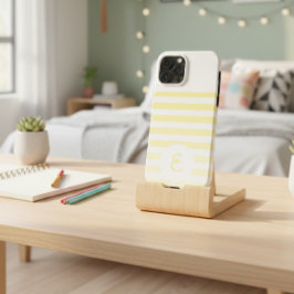 Personalized Monogram Minimal Striped Modern Desig Case-Mate iPhone Hülle