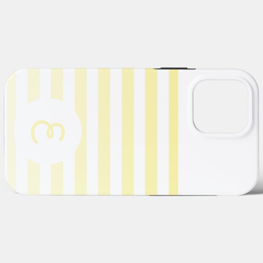 Personalized Monogram Minimal Striped Modern Desig Case-Mate iPhone Hülle (Rückseite (Horizontal))