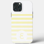 Personalized Monogram Minimal Striped Modern Desig Case-Mate iPhone Hülle (Rückseite)