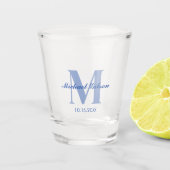 Personalized Monogram & Name for Groomsmen Schnapsglas (Vorderseite)
