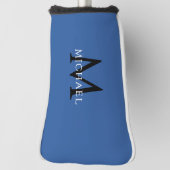 Personalized Monogram Name Initial Royal Blue Golf Headcover (Rotieren 90)