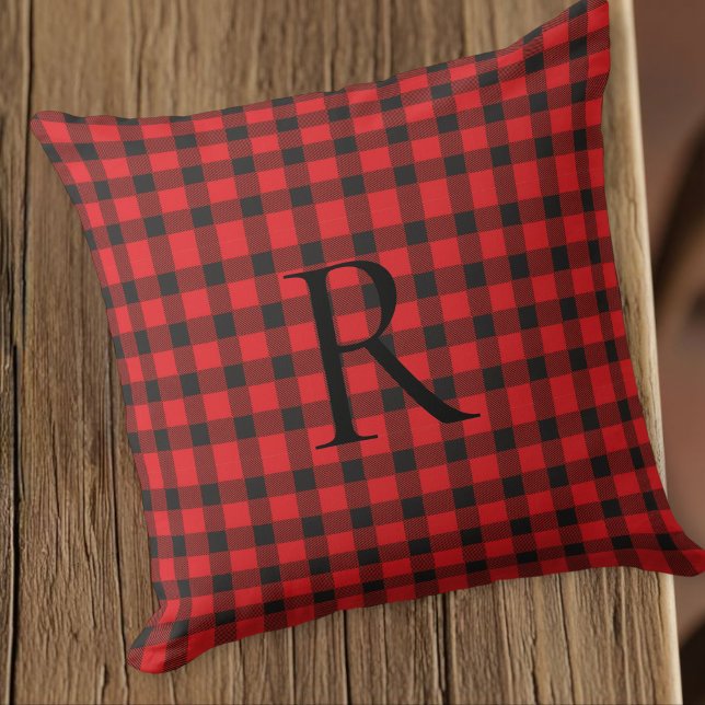 Personalized Monogram Pillow, Rustic Farmhouse Kissen (Von Creator hochgeladen)