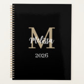 Personalized Monogram Planner, Name & Bible Verse Planer (Vorderseite)