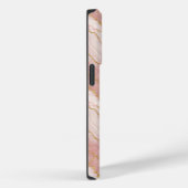 Personalized Monogram Rose Quartz Gold Case-Mate iPhone Hülle (Rückseite / Rechts)