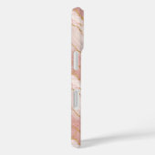 Personalized Monogram Rose Quartz Gold Case-Mate iPhone Hülle (Rückseite / Rechts)