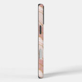 Personalized Monogram Rose Quartz Gold Case-Mate iPhone Hülle (Rückseite / Rechts)