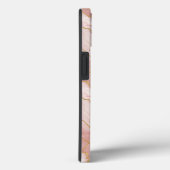 Personalized Monogram Rose Quartz Gold Case-Mate iPhone Hülle (Rückseite / Rechts)