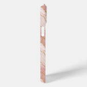 Personalized Monogram Rose Quartz Gold Case-Mate iPhone Hülle (Rückseite / Rechts)