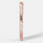 Personalized Monogram Rose Quartz Gold Case-Mate iPhone Hülle (Rückseite / Rechts)