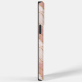 Personalized Monogram Rose Quartz Gold Case-Mate iPhone Hülle (Rückseite / Rechts)
