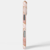Personalized Monogram Rose Quartz Gold Case-Mate iPhone Hülle (Rückseite / Rechts)