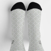 Personalized Monogram Socks – Custom Men's Dress  Socken (Oben)