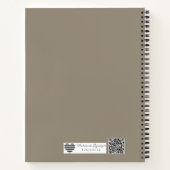 Personalized Monogram Suite | Luxe Linen Wedding Notizblock (Rückseite)