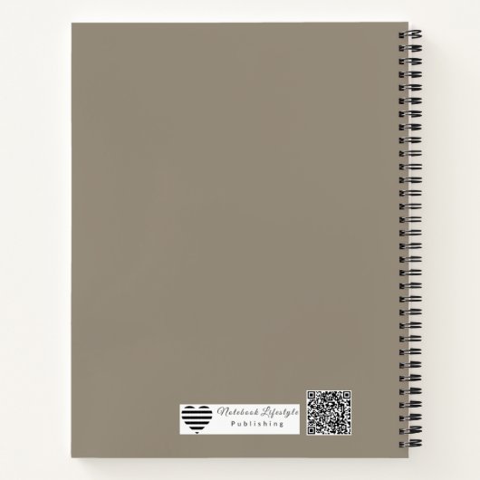 Personalized Monogram Suite | Luxe Linen Wedding Notizblock (Rückseite)