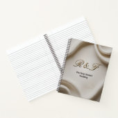Personalized Monogram Suite | Luxe Linen Wedding Notizblock (Innenseite)