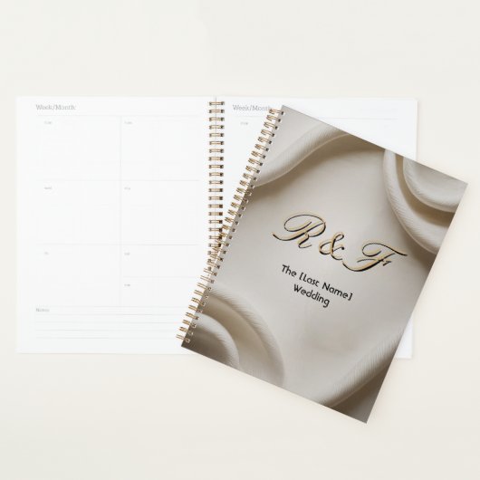 Personalized Monogram Suite | Luxe Linen Wedding Planer (Anzeige)