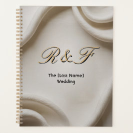 Personalized Monogram Suite | Luxe Linen Wedding Planer