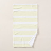 Personalized Monogram Watercolor Daisy Yellow Badhandtuch Set (Handtuch)