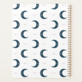 Personalized Moon Pattern Planner 8.5x11 Planer (Rückseite)