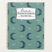 Personalized Moon Pattern Planner 8.5x11 Planer (Vorderseite)