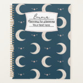 Personalized Moon Pattern Planner 8.5x11 Planer (Vorderseite)