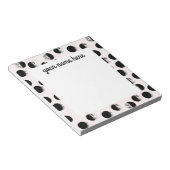 Personalized Moon phase notepad Notizblock (angewinkelt)