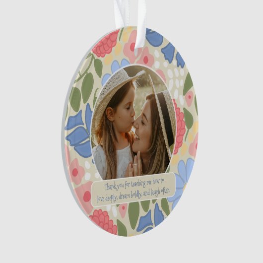 Personalized Mother-Daughter Keepsake Ornament  (Vorderseite)