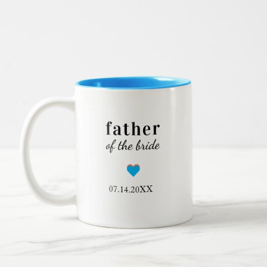 Personalized Mother of the Groom Zweifarbige Tasse (Links)