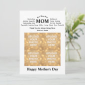 Personalized Mother’s Day Card Einladung (Stehend Vorderseite)