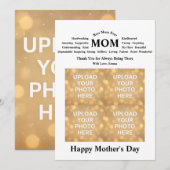 Personalized Mother’s Day Card Einladung (Vorne/Hinten)